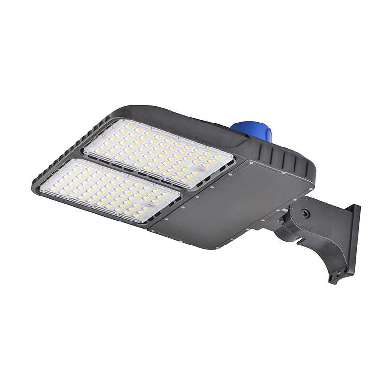 100W 150W 200W 240W 300W Led Parking Lot Lights With Photocell And Slipfitter Arm Mounting (7)