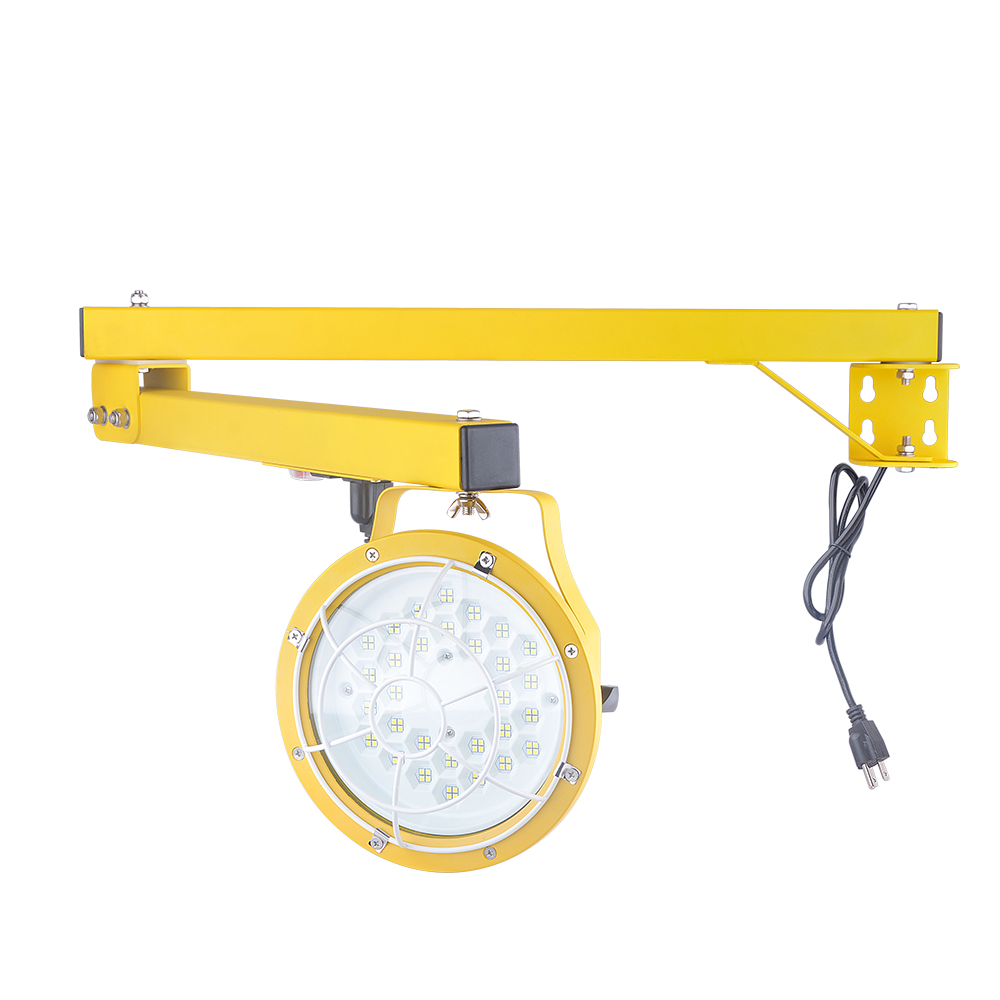 50W- Led- Dock- Lighting- Fixtures- Yellow- Color- Body- With- Single- Arm -43.53 inch (1)