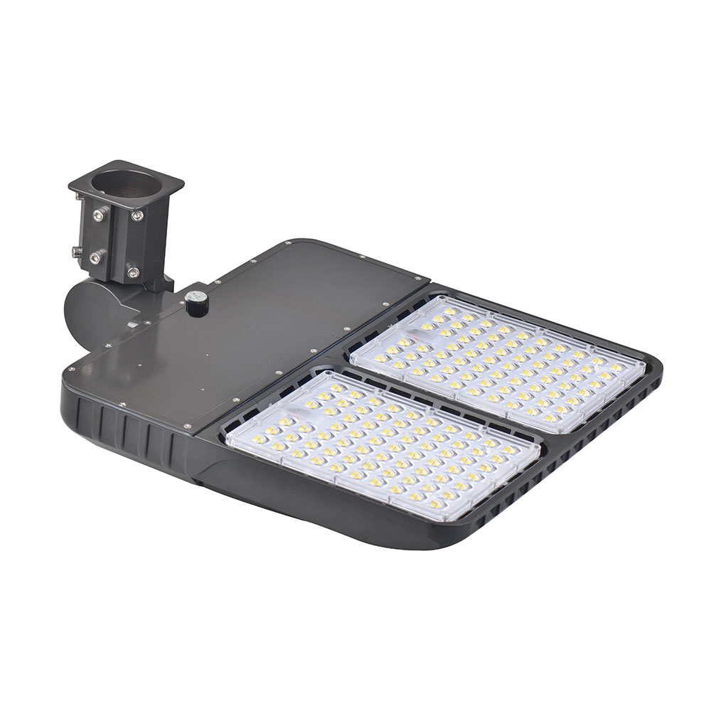 Adjustable 100W 150W 200W 240W All In One led parking lot lights commercial (3)