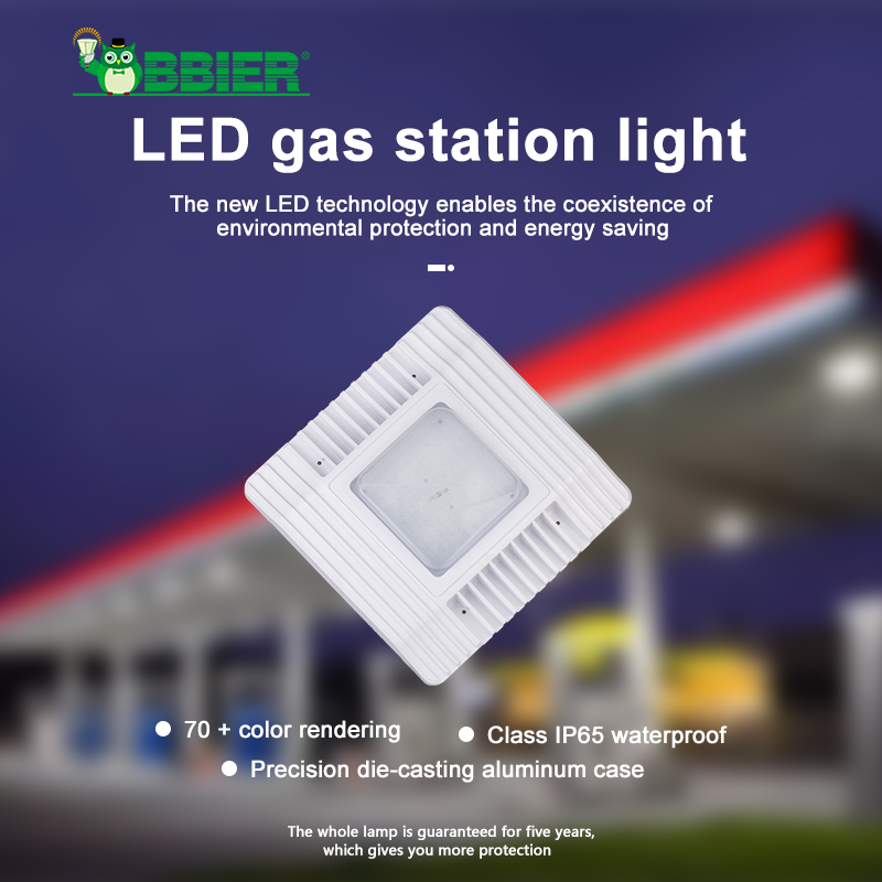 Gas Station Lights Petrol Station Lighting CE ROHS ETL Listed with External UL Listed power supply (1)